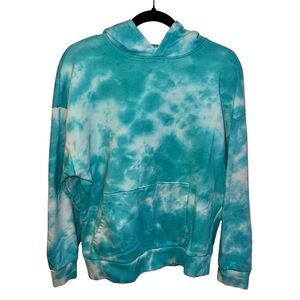 Forever 21 Men’s Tie-Dye Hoodie in Blue - Size Small - Casual Streetwear Look